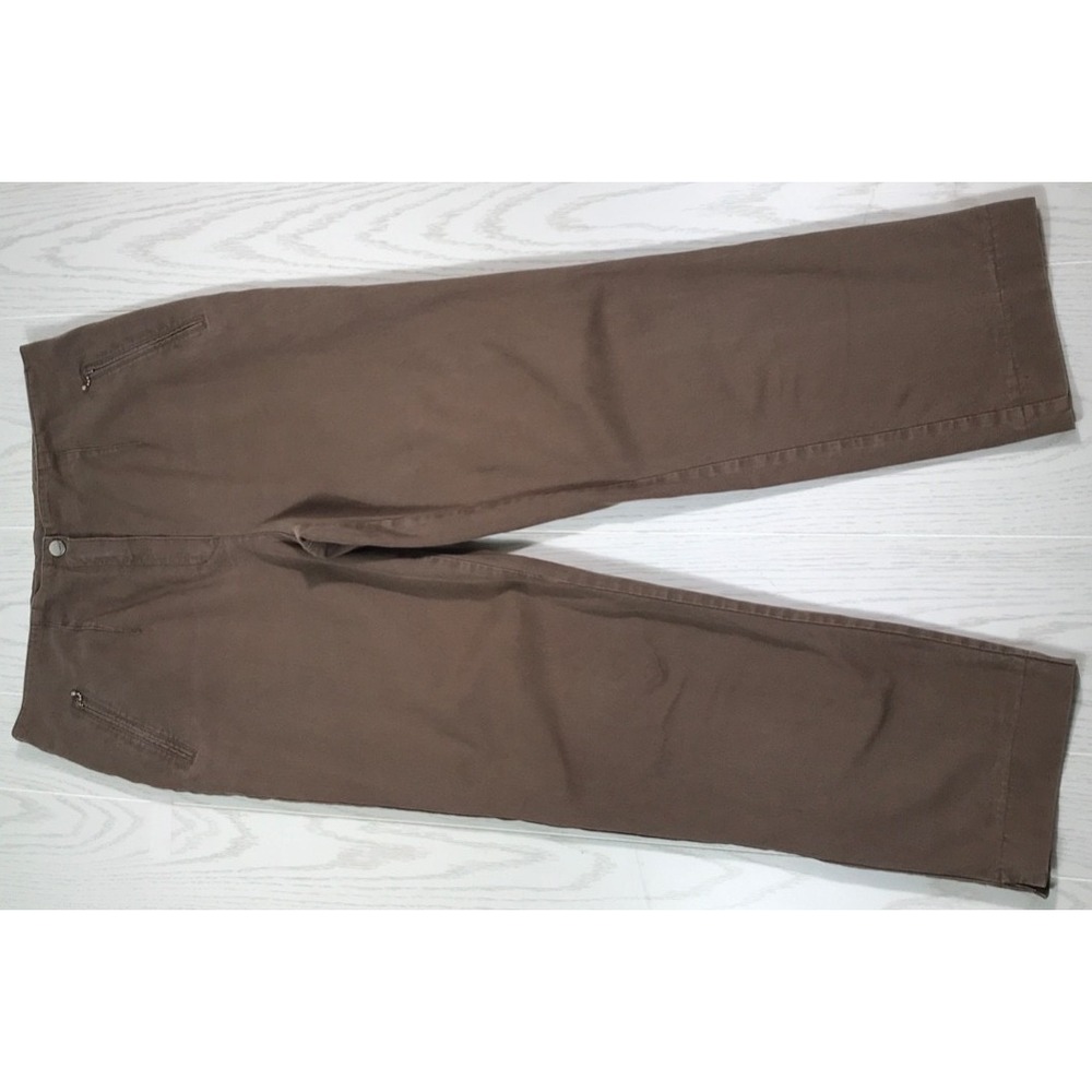 Vanilia Jacky Becky Trousers Women 16 Brown Stretch High Rise Work Made In Italy